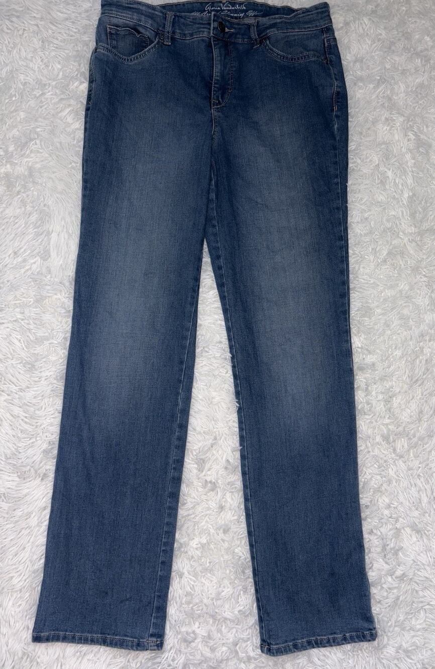Gloria Vanderbilt Missy “ All Around Slimming” Sz 8 Jeans . Cute, Comf
